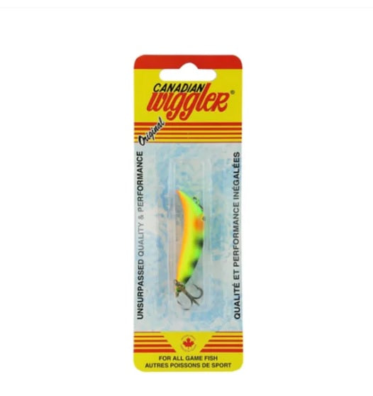 Canadian Wiggler S-057 Casting-Trolling Plug- 2 3/8" - 1/4 oz - Hot Perch