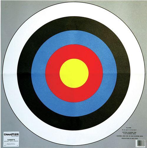CHAMPION 24" BULL EYE PAPER TARGET