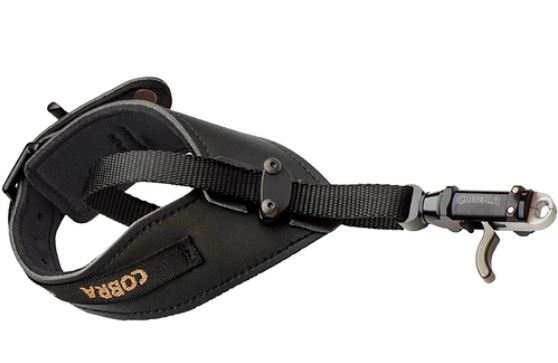 COBRA TROPHY RELEASE W/BUCKLE BLACK LEATHER