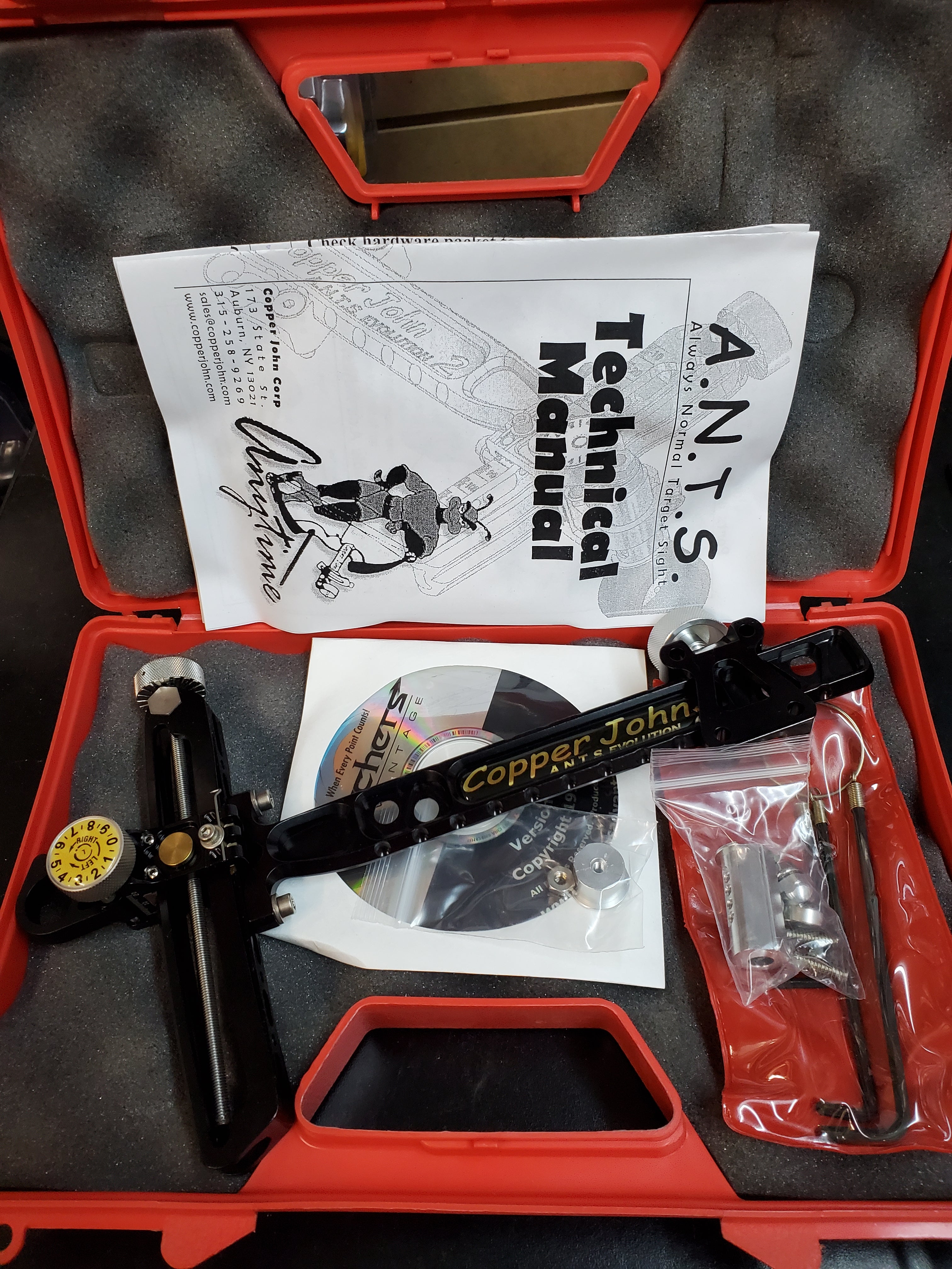 COPPER JOHN ANTS-FITA LH 8" BLACK TARGET SIGHT
