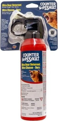 Counter Assault Bear Deterrent Pepper Spray with Holster 230G 8.1oz new Non Ozone-Depleting Propellents- Blister