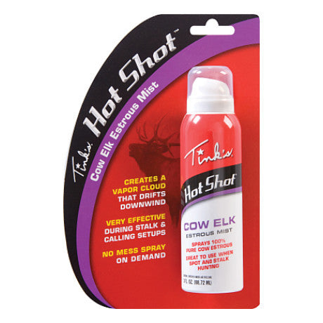 Tinks Hot Shot Cow Elk Estrous Mist B-High Falls Outfitters