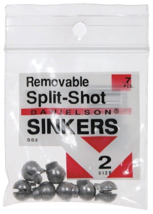 Danielson Removable Split Shot Sinkers