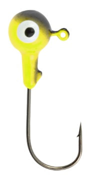 Danielson Jighead 1/4 oz Chartreuse-Black