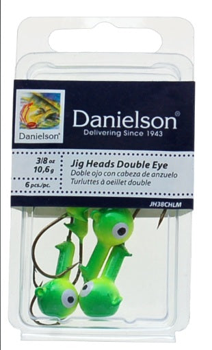 Danielson JH14CHLM Jighead 1/4oz Chartreuse Lime