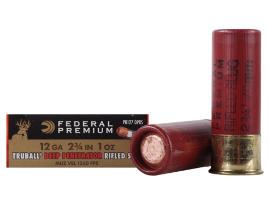FEDERAL TRUBALL DEEP PENETRATOR RIFLED SLUG - 12 GA 2 3/4 1 OZ