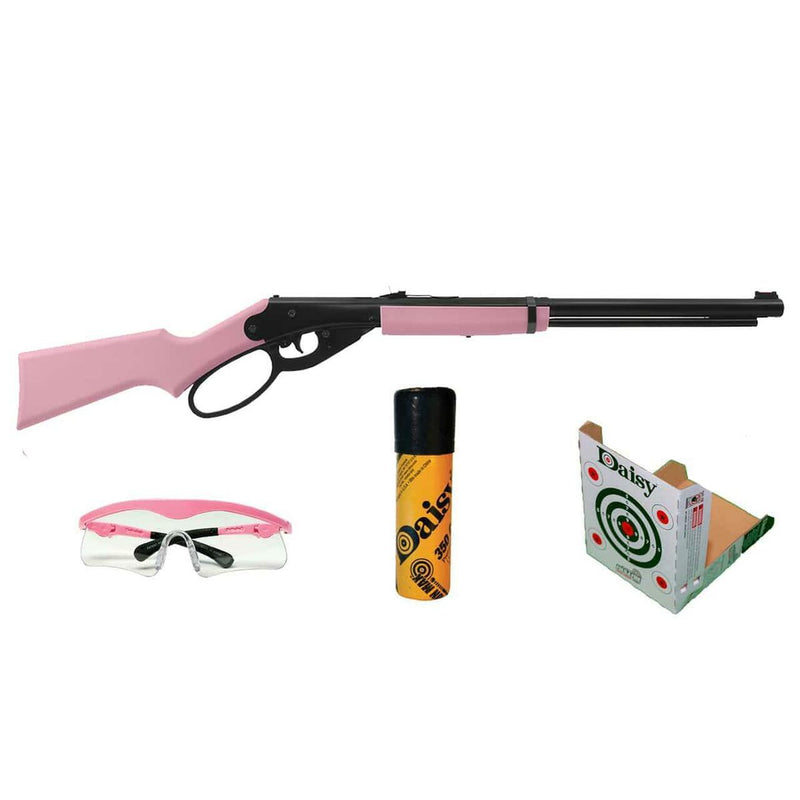 Daisy Lever Action Carbine Shooting Fun Starter Kit - Pink - 1126518