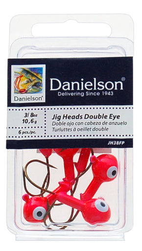 Danielson JH14FP Jighead 1/4oz Flourescent Pink