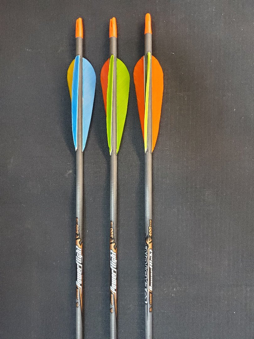 EASTON ARROWS POWERFLIGHT FEATHER FLETCHED