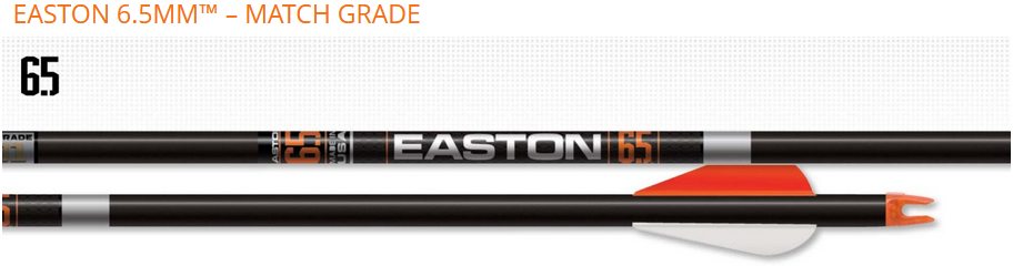 EASTON ARROWS 6.5 MATCH GRADE