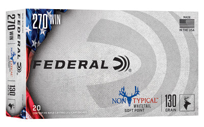 Federal Non-Typical, .270 Winchester, SP, 130 Grain, 20 Rounds 270DT130