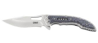 CRKT FOSSIL  COMPACT CLIP POINT KNIFE