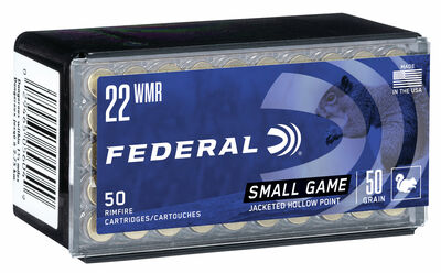 FEDERAL 22. WMR JACKETED HOLLOW POINT 50 GRAIN