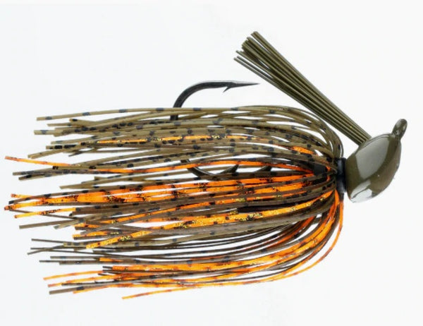 Freedom Structure Jig W/Rattle 3/8 Oz Green Craw