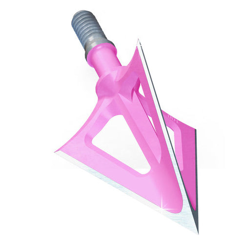 G5 Outdoors Broadhead Montec 100 Grain 1 1/16″ Cut Pink Stainless Steel 3 Pack