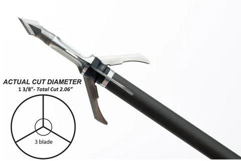 GRIM REAPER RAZORCUT MECHANICAL BROADHEAD 3 PK