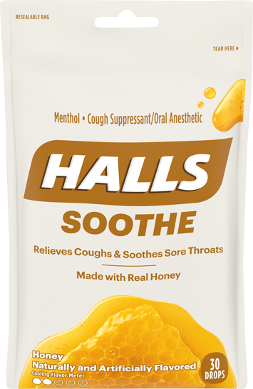 HALLS HONEY FLAVOUR - 9 PK