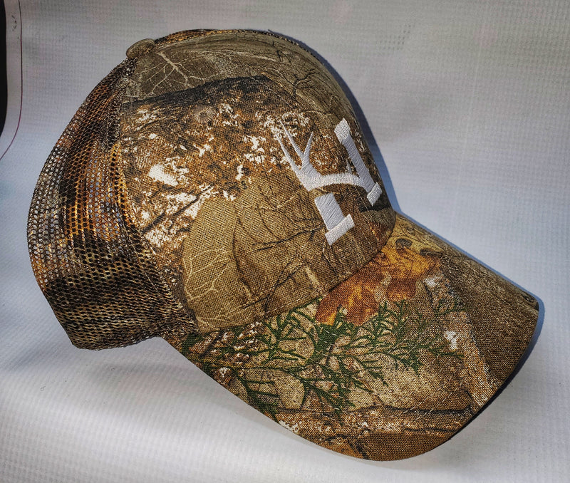 HIGH FALLS CAMO MESHBACK HAT - ADJUSTABLE