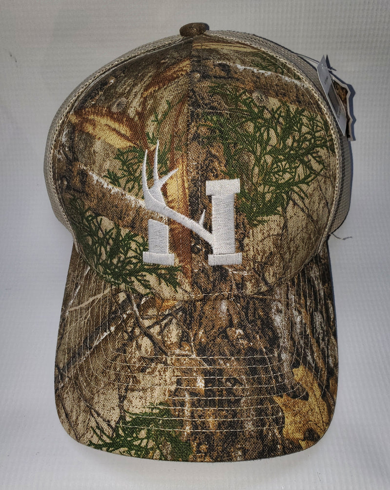 HIGH FALLS CAMO MESHBACK HAT - ADJUSTABLE