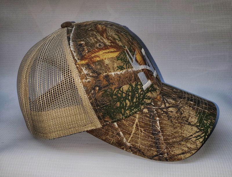 HIGH FALLS CAMO MESHBACK HAT - ADJUSTABLE