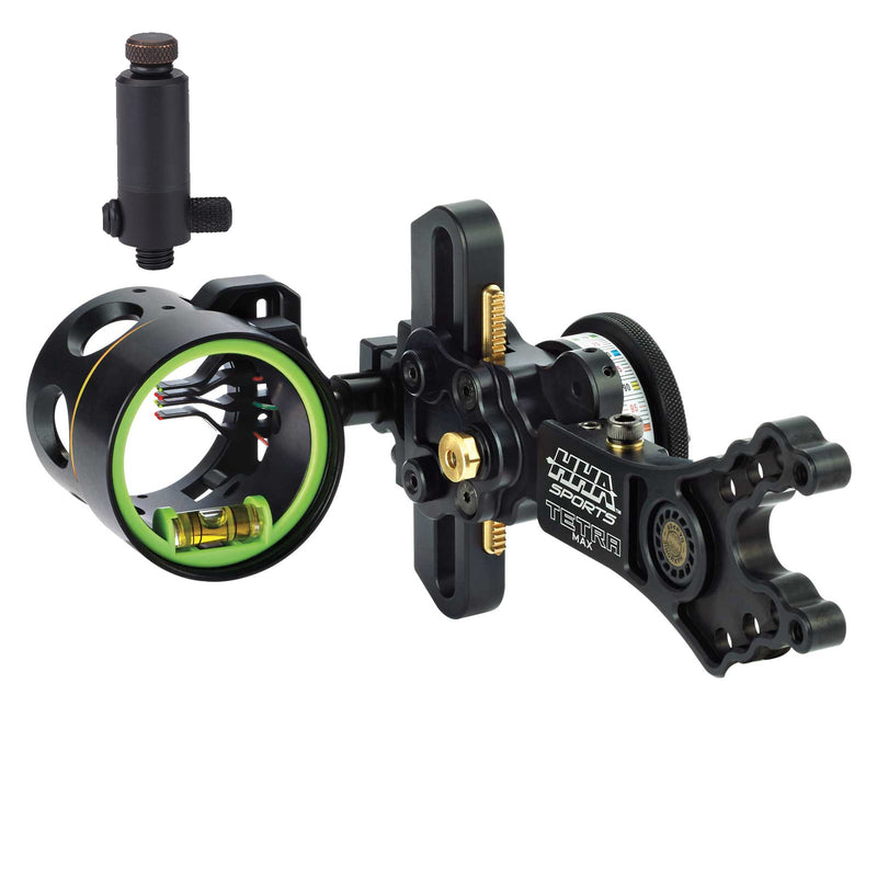 HHA Sports Bow Sight Tetra Max Dial .019 4 Pin 1 3/4″ Dia Right Hand TMX-4519