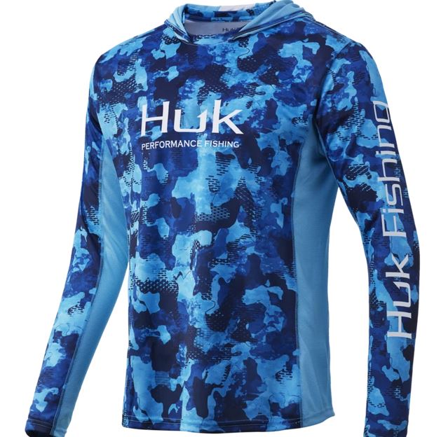 HUK ICON X RERACTION CAMO HOODIE