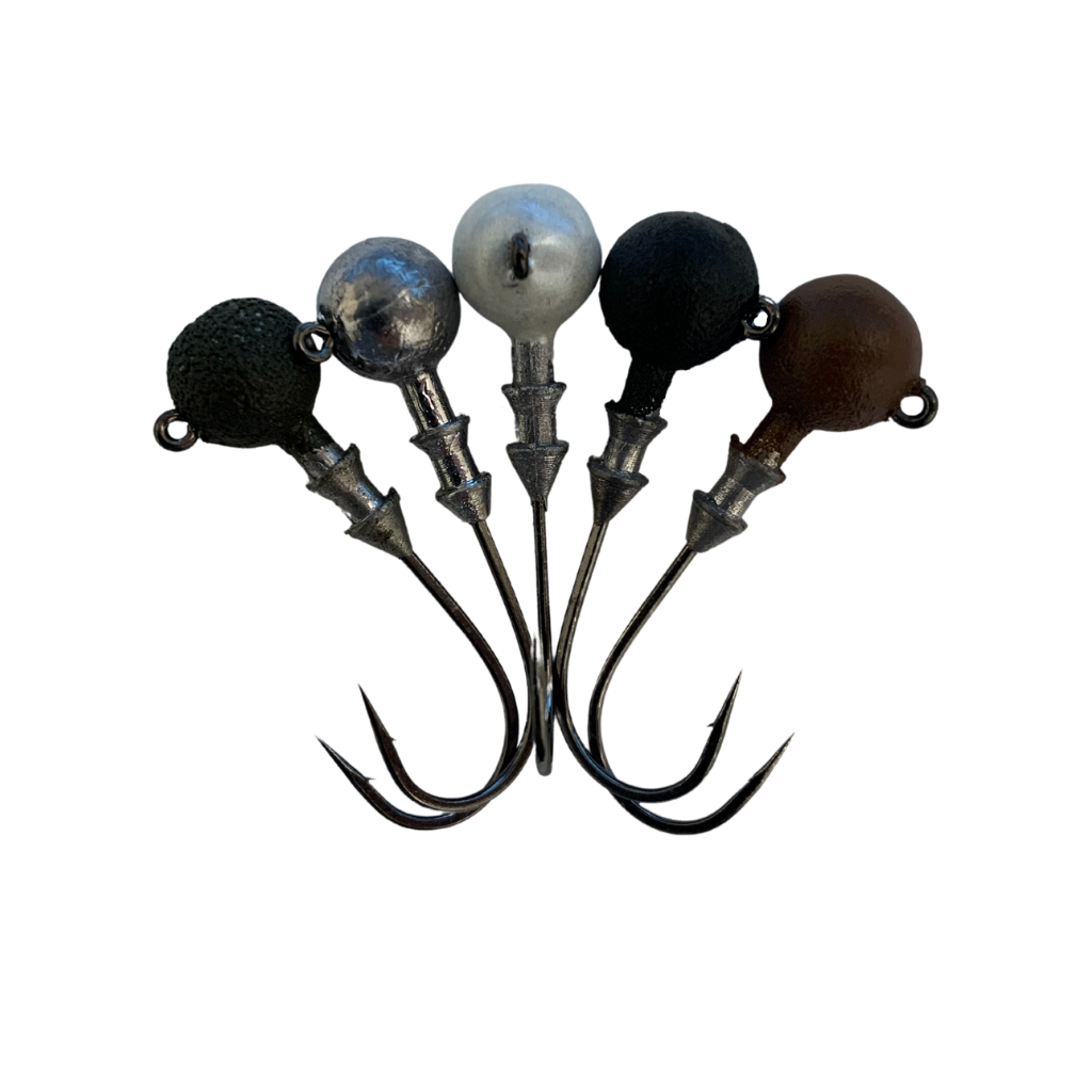 Great Lakes Finesse Stealth Ball Head Jig (3pk)