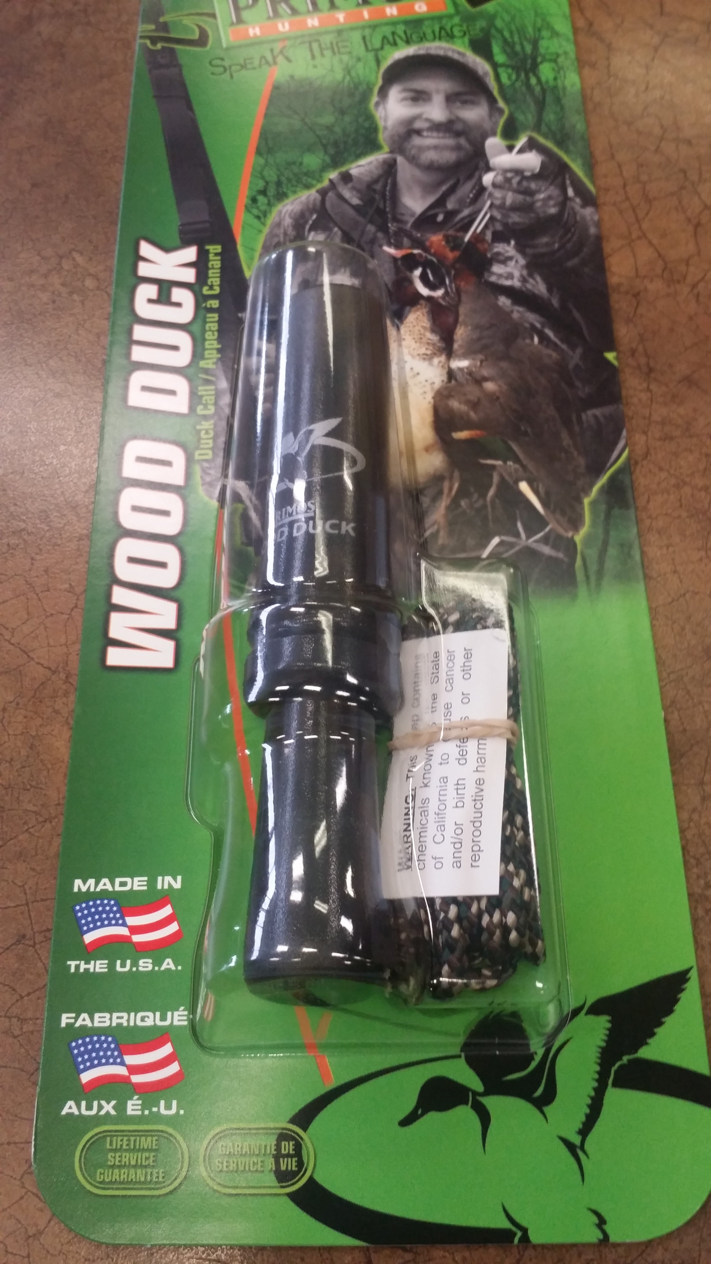 PRIMOS “WOOD DUCK” DUCK CALL - PS807CN