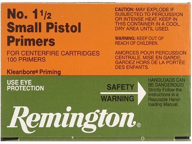REMINGTON NO. 1 1/2 SMALL PISTOL PRIMERS CASE LOT-High Falls Outfitters