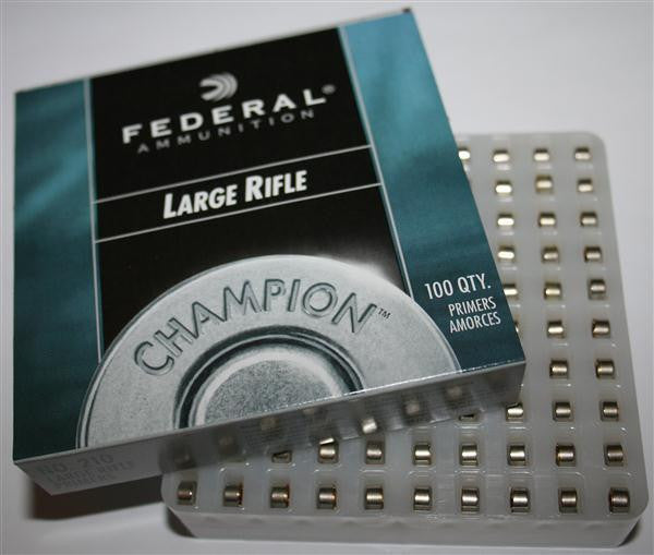 FEDERAL LARGE RIFLE PRIMERS 100 QTY-High Falls Outfitters