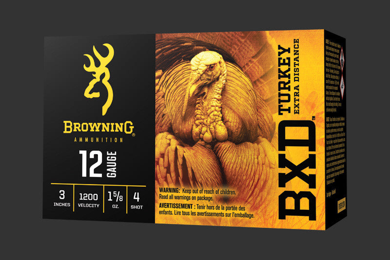 BROWNING BXD TURKEY 12 GA 3" 1 5/8 oz NO. 4-High Falls Outfitters