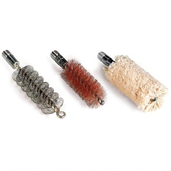 HOPPE'S 3 PACK BRUSH/SWAB KIT .44/.45 CAL PISTOL-High Falls Outfitters