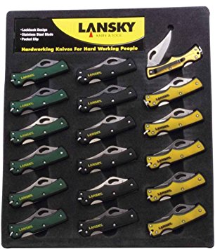 LANSKY" SLICK RICO  " SMALL LOCKBACK FOLDING KNIVES