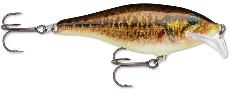 RAPALA SCATTER RAP SERIES SHAD - LIVE SMALLMOUTH BASS SCRS07SBL-High Falls Outfitters