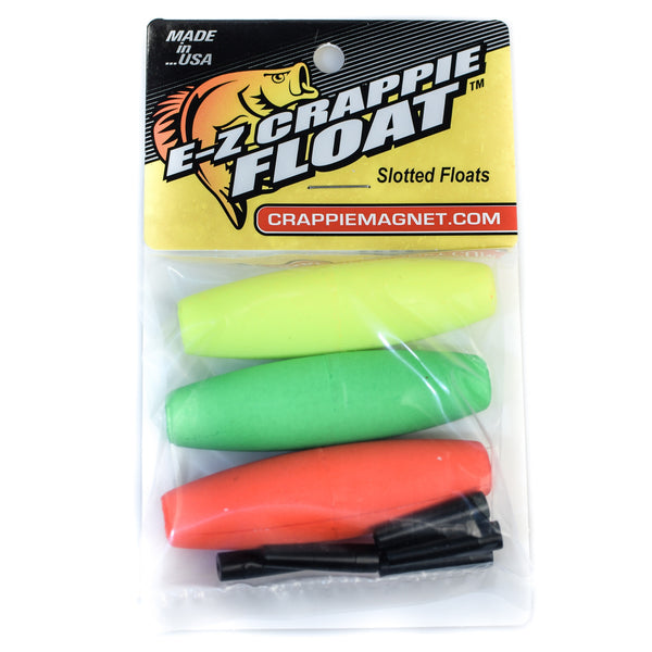 E-Z Crappie Bobber Float 2-1/2" 3pk - Green/Red/Yellow