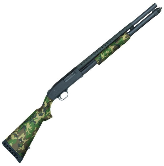 Mossberg 590 Woodland 12 Gauge Shotgun, 20" Barrel, 8 Rounds