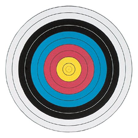 Maple Leaf 40 M Colour Archery Paper Target