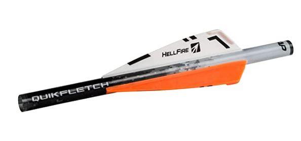 NAP HELLFIRE CROSSBOW 3" QUIKFLETCH 6 PK