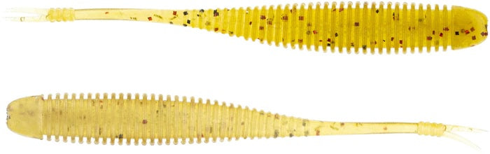 NetBait Flat Sided Shad - BaitFuel Infused Drop Shot Bait