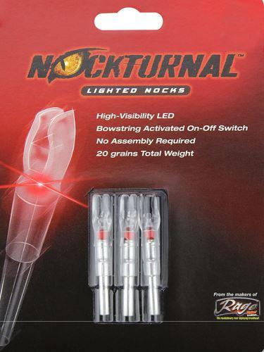 NOCKTURNAL LIGHTED NOCK SYSTEM "X" NOCK 3 PK