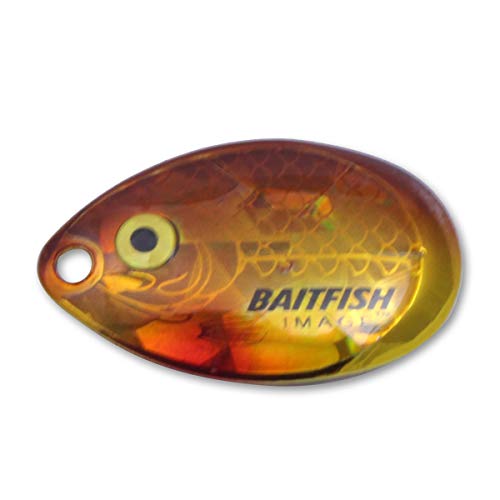 Northland Baitfish Image Indiana Blades 3Pk Gold Shiner