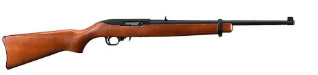 RUGER 10/22 CARBINE  .22 LR  WOOD STOCK  18 1/2" BBL