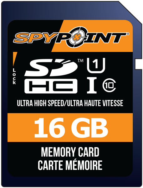 SPYPOINT - MEMORY CARD 16GB SD CARD