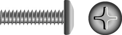 Seachoice Phillips Head Pan Machine Screw 10/ Bag 10-24X1