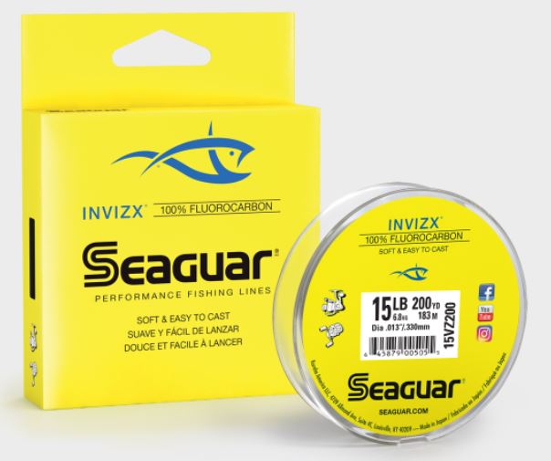 SEAGUAR INVIZX FLUOROCARBON PERFORMANCE FISHING LINE