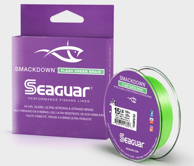 SEAGUAR SMACKDOWN BRAIDED PERFORMANCE FISHING LINE