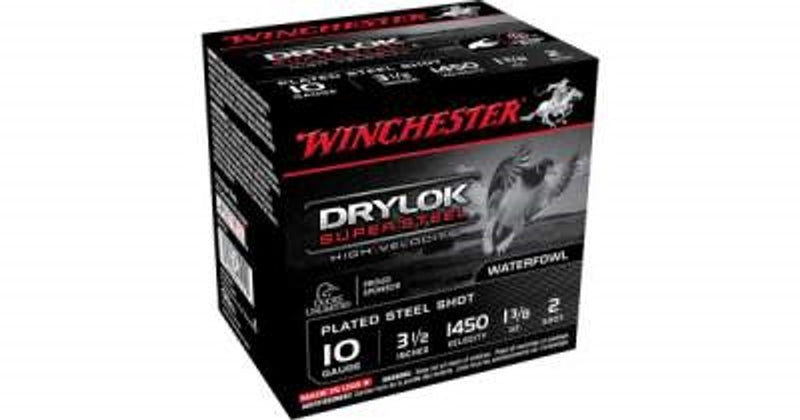 Winchester 10 Ga Ammunition Drylok Super Steel 3 1/2" 1 3/8oz