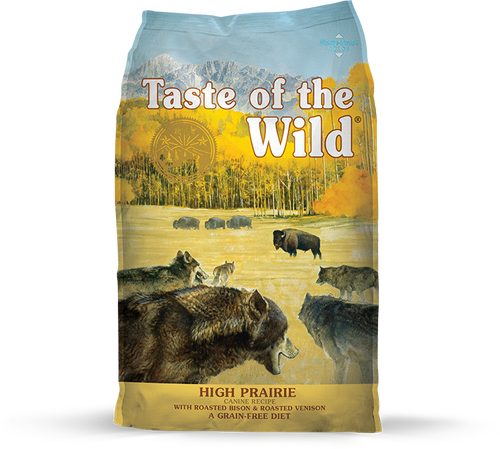 Taste of the Wild Grain-Free Roasted Bison & Roasted Venison High Prairie Dry Dog Food  28 Lb