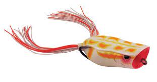 Spro Bronzeye Baby Popper Frog 1/4 OZ. Tropical White