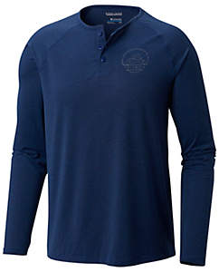 COLUMBIA - OMNI SHADE TRAIL SHAKER III LONG SLEEVE HENLEY BUTTON UP